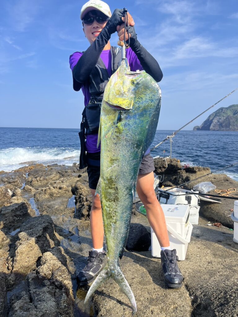 炎天下の磯釣り