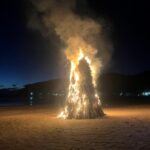 年に一度のどんど焼き